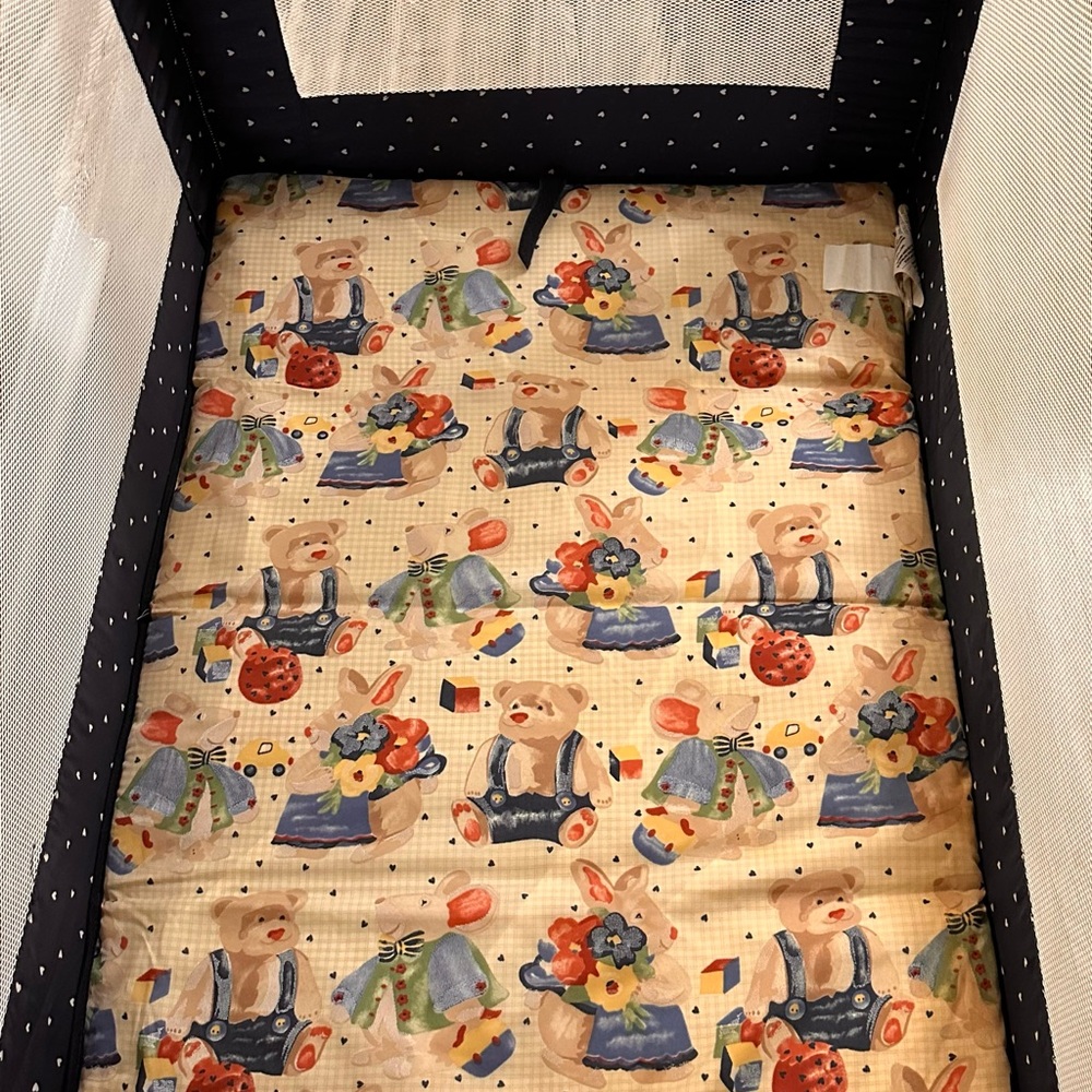 Cute Teddy Bear Crib Bedding